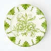 Dinner Plates<Mrs. Alice Seville Green Gardênia Dinner Plate