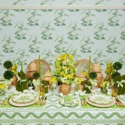 Dinner Plates<Mrs. Alice Seville Green Gardênia Dinner Plate