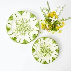 Starter Plates<Mrs. Alice Seville Green Gardênia Starter Plate