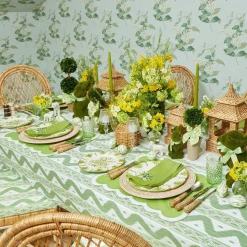 Starter Plates | Crockery Sets<Mrs. Alice Seville Green Gardênia Starter Plates (Set of 4)