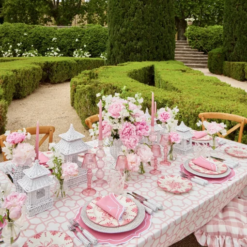 Starter Plates | Crockery Sets<Mrs. Alice Seville Pink Gardênia Starter Plate (set of 4)
