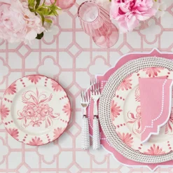 Starter Plates | Crockery Sets<Mrs. Alice Seville Pink Gardênia Starter Plate (set of 4)