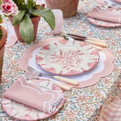 Starter Plates | Crockery Sets<Mrs. Alice Seville Pink Gardênia Starter Plate (set of 4)