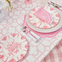 Starter Plates | Crockery Sets<Mrs. Alice Seville Pink Gardênia Starter Plate (set of 4)