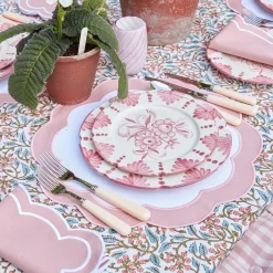 Starter Plates | Crockery Sets<Mrs. Alice Seville Pink Gardênia Starter Plate (set of 4)