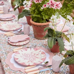 Starter Plates | Crockery Sets<Mrs. Alice Seville Pink Gardênia Starter Plate (set of 4)