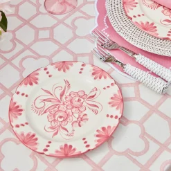 Starter Plates | Crockery Sets<Mrs. Alice Seville Pink Gardênia Starter Plate (set of 4)