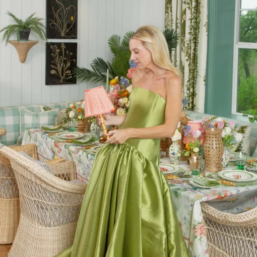 Rechargeable Table Lamps | Summer Lighting<Mrs. Alice Short Bamboo Rechargeable Lamp