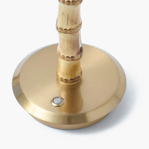 Rechargeable Table Lamps | Summer Lighting<Mrs. Alice Short Bamboo Rechargeable Lamp