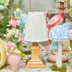 Rechargeable Table Lamps | Lamp Stands<Mrs. Alice Short Corinthian Square Rechargeable Lamp