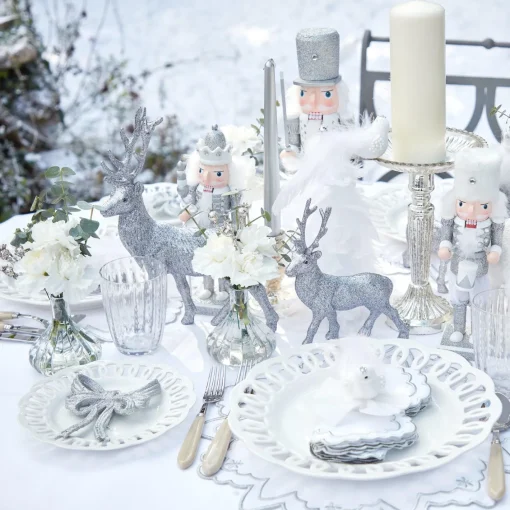 Candles<Mrs. Alice Silver Candles (Set of 8)