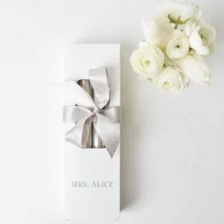 Candles<Mrs. Alice Silver Candles (Set of 8)