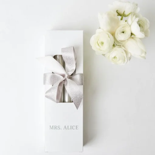 Candles<Mrs. Alice Silver Candles (Set of 8)
