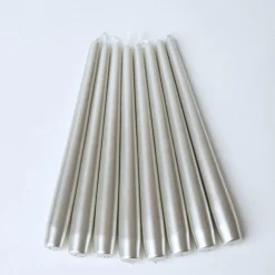 Candles<Mrs. Alice Silver Candles (Set of 8)