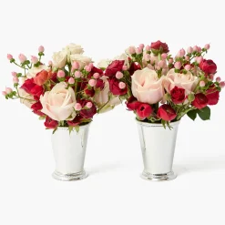 Vases | Vases & Planters<Mrs. Alice Silver Mint Julep Cups (Pair)