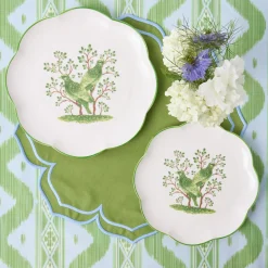 Summer Crockery | Crockery Sets<Mrs. Alice Singing Bird Dinner & Starter Plates (Set of 8)