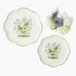 Summer Crockery | Dinner Plates<Mrs. Alice Singing Bird Dinner Plates (Set of 4)
