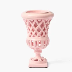Vases | Vases & Planters<Mrs. Alice Small Adelaide Pink Lattice Urn Vase