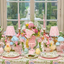 Vases | Vases & Planters<Mrs. Alice Small Adelaide Pink Lattice Urn Vase