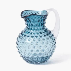 Jugs | For The Millenial<Mrs. Alice Small Blue Hobnail Jug