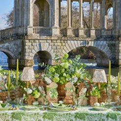 Summer Glassware | Summer Candleware<Mrs. Alice Small Camille Olive Candle Holder (Pair)