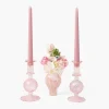 Summer Glassware | Summer Candleware<Mrs. Alice Small Camille Peony Candle Holder (Pair)