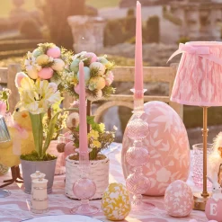 Summer Glassware | Summer Candleware<Mrs. Alice Small Camille Peony Candle Holder (Pair)