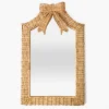 Mirrors<Mrs. Alice Small Celine Bow Rattan Mirror