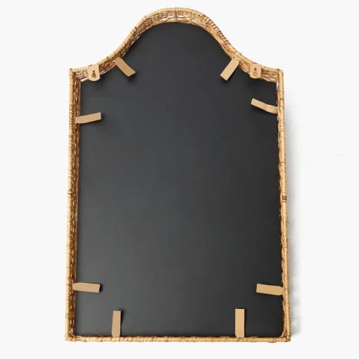 Mirrors<Mrs. Alice Small Celine Bow Rattan Mirror