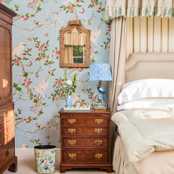 Mirrors<Mrs. Alice Small Celine Bow Rattan Mirror