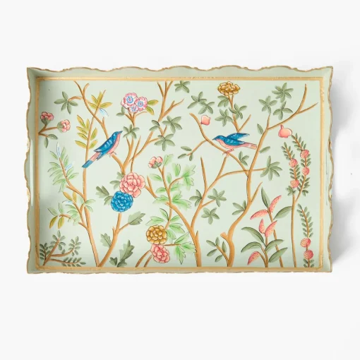 Trays | For Her<Mrs. Alice Small  Chinoiserie Tole Tray