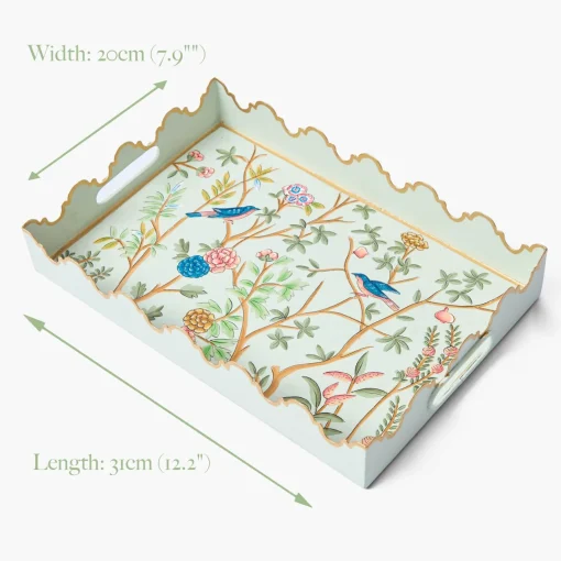 Trays | For Her<Mrs. Alice Small  Chinoiserie Tole Tray