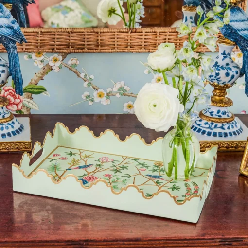 Trays | For Her<Mrs. Alice Small  Chinoiserie Tole Tray