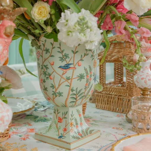 Vases | Vases & Planters<Mrs. Alice Small Chinoiserie Tole Urn Vase