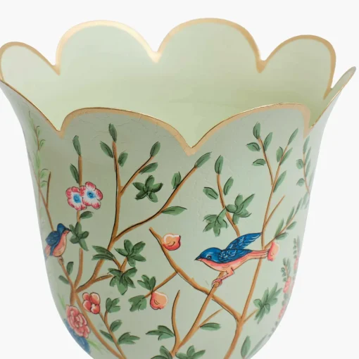 Vases | Vases & Planters<Mrs. Alice Small Chinoiserie Tole Urn Vase