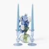 Summer Candleware | Candle Holders<Mrs. Alice Small Eden Blue Candle Holder (Pair)