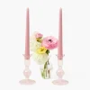 Candle Holders<Mrs. Alice Small Eden Pink Candle Holder (Pair)