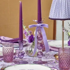 Candle Holders<Mrs. Alice Small Eden Purple Candle Holder (Pair)