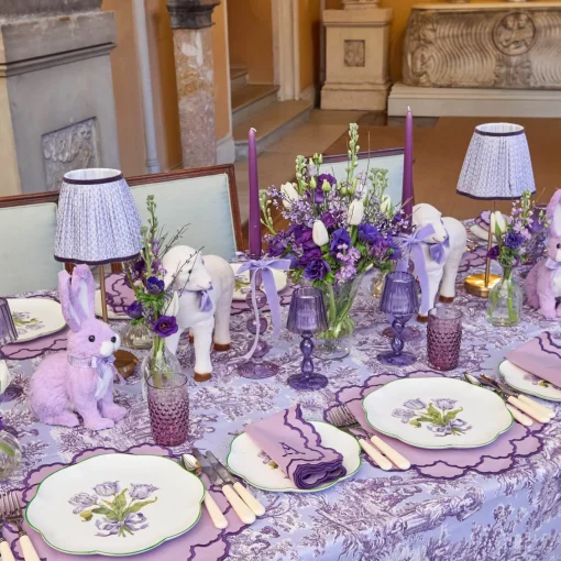 Candle Holders<Mrs. Alice Small Eden Purple Candle Holder (Pair)