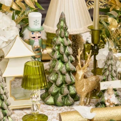 Christmas Decorations<Mrs. Alice Small Gold Glitter Reindeer (Set of 4)
