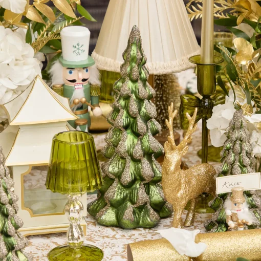 Christmas Decorations<Mrs. Alice Small Gold Glitter Reindeer (Set of 4)