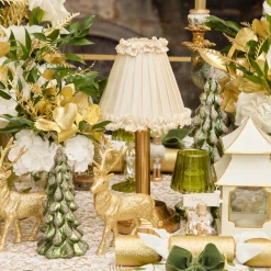 Christmas Decorations<Mrs. Alice Small Gold Glitter Reindeer (Set of 4)