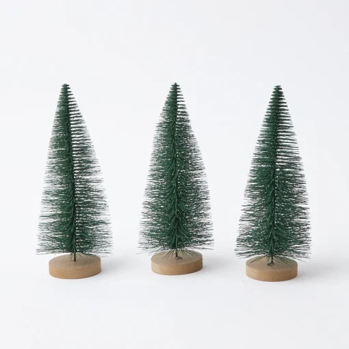 Christmas Decorations<Mrs. Alice Small Green Christmas Trees (Set of 3)