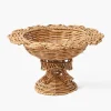 Spring Decorations<Mrs. Alice Small Luciana Bow Rattan Scalloped Bowl