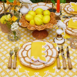 Year-round Decorations | Autumn Decorations<Mrs. Alice Small Luciana Rattan Scalloped Bowl