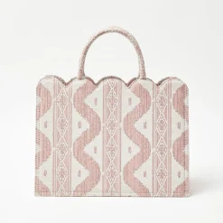 Mrs. Alice Tote Bags | For Her<Mrs. Alice Small Tote Bag (Pink Ikat)