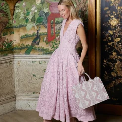 Mrs. Alice Tote Bags | For Her<Mrs. Alice Small Tote Bag (Pink Ikat)