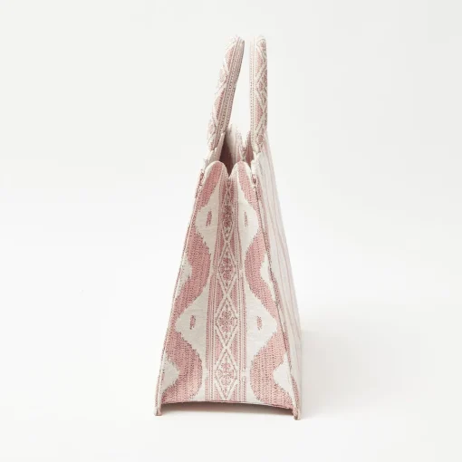 Mrs. Alice Tote Bags | For Her<Mrs. Alice Small Tote Bag (Pink Ikat)