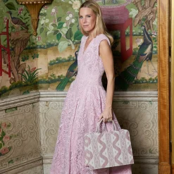 Mrs. Alice Tote Bags | For Her<Mrs. Alice Small Tote Bag (Pink Ikat)