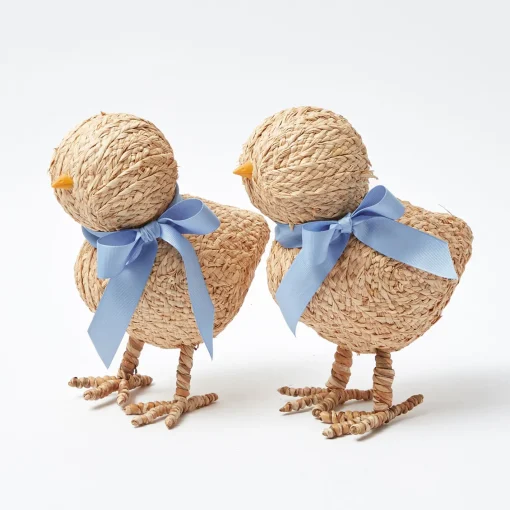 Spring Decorations<Mrs. Alice Small Raffia Chick (Pair)